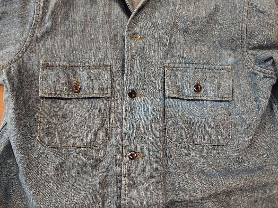 ありん　outil veste caen(インディゴ) サイズ2