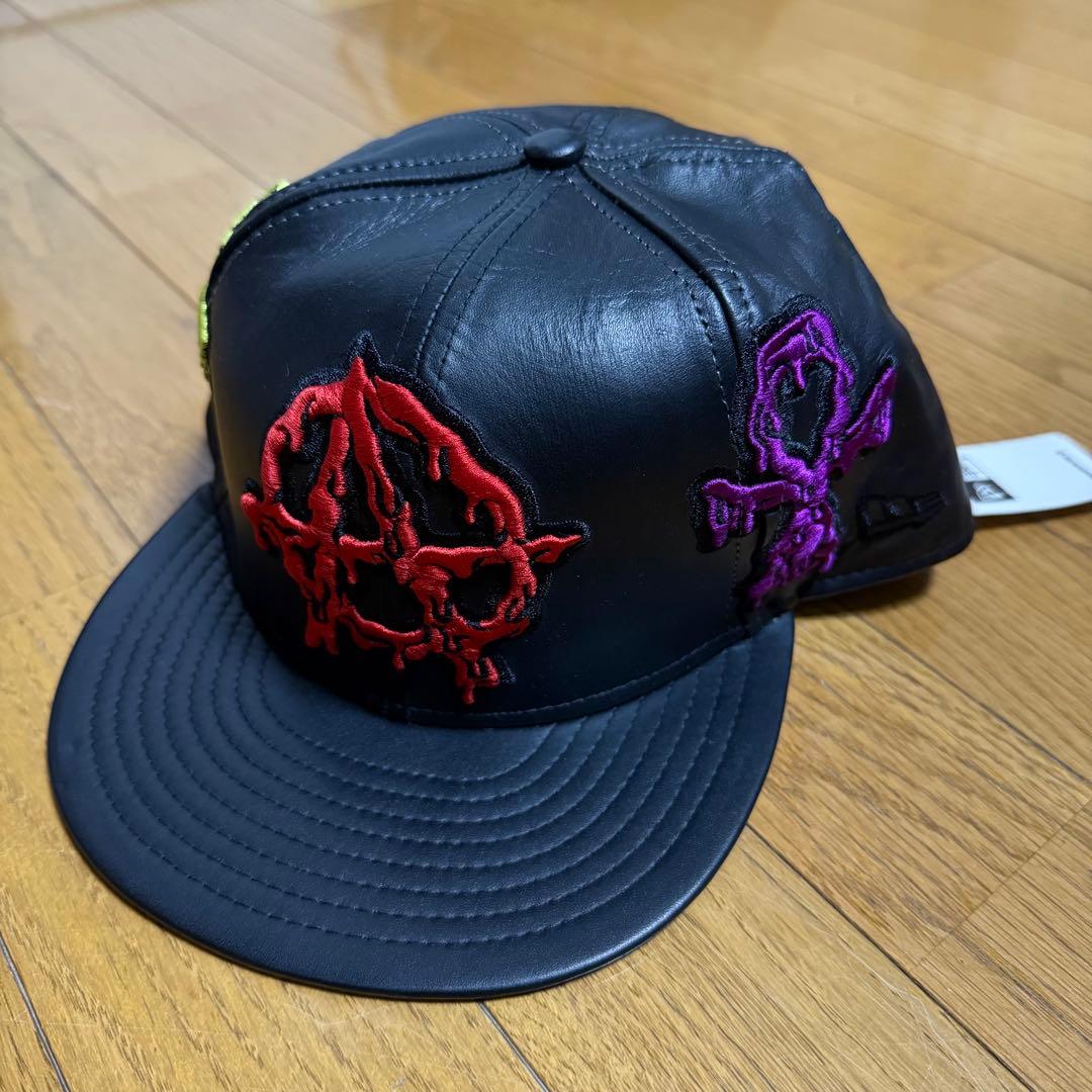 new era jeremy scott レザー キャップ 新品タグ付き