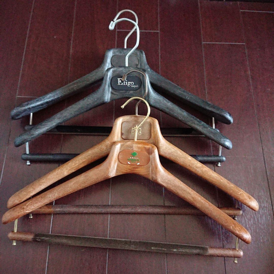 ISAIA、Eligo、 BORRLLI、MAINETTIイタリアハンガー4本