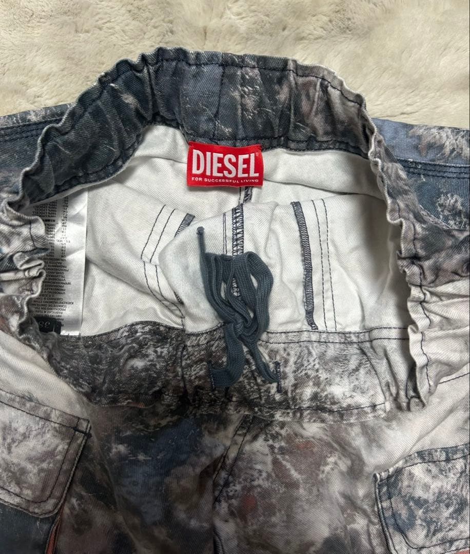 DIESEL /P-MIRT プリントカーゴジョガーパンツ/size38