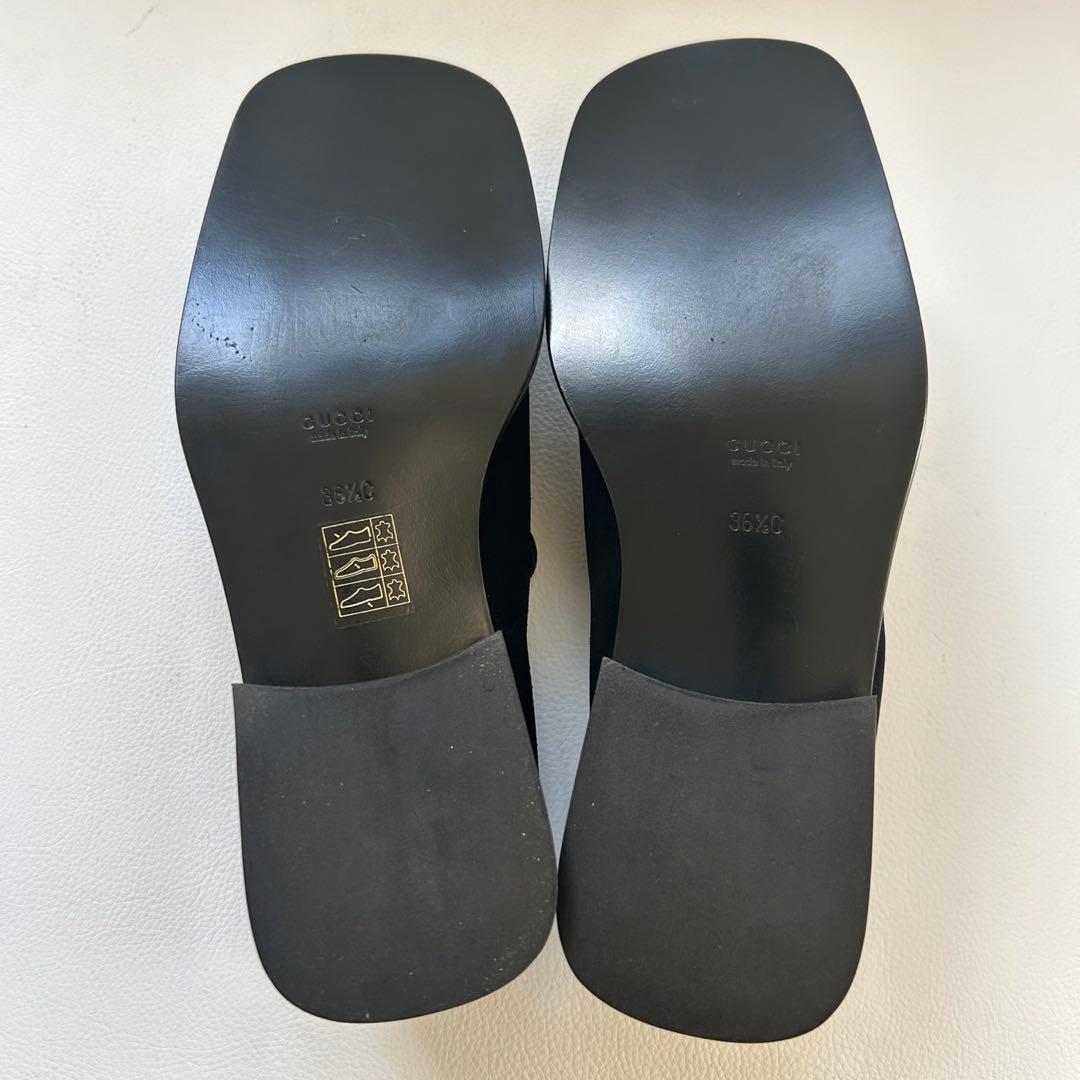 新品未使用✨GUCCI グッチ ホースビット ローファー スエード ブラック