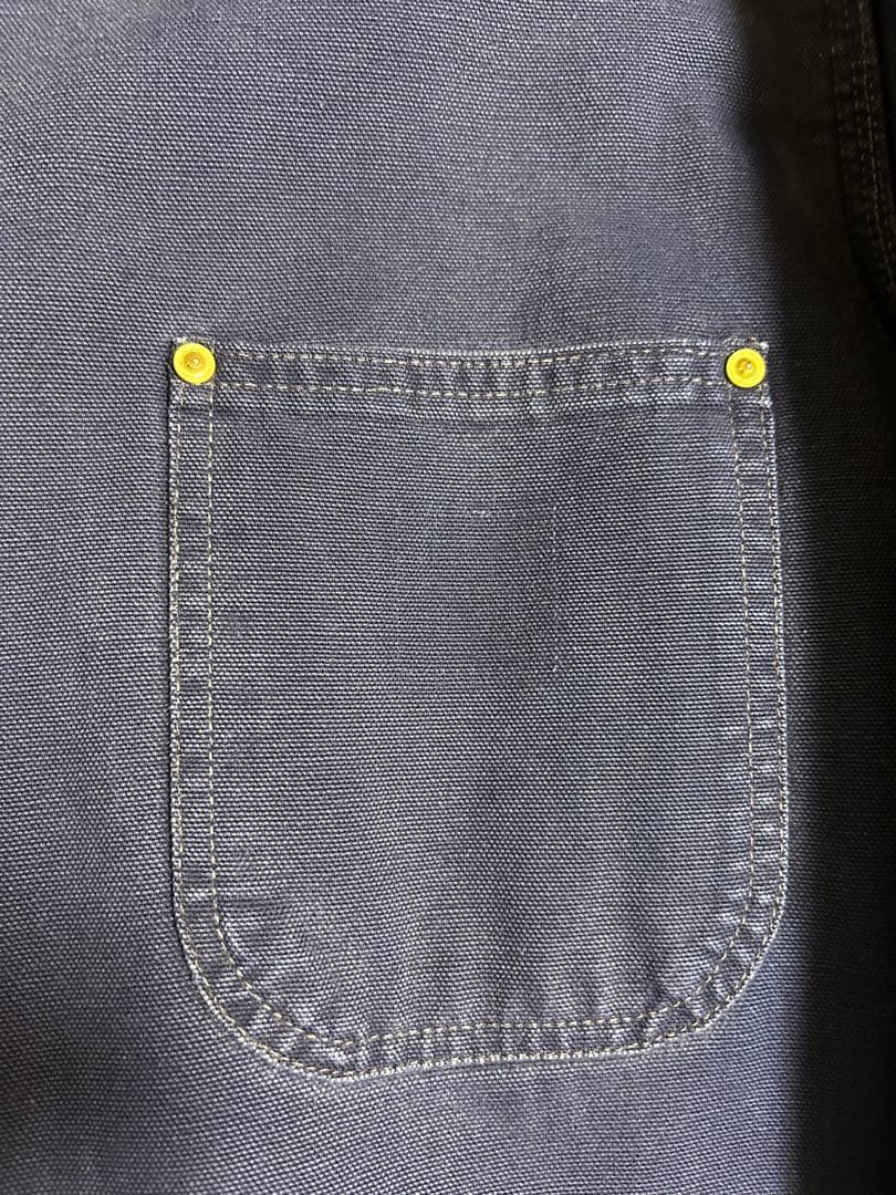 80s~90s USA製 星タグ CARHARTT チョアコート ネイビー 42