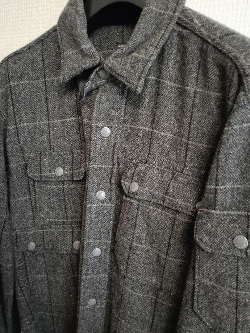 【新品同様】希少 別注品 エンジニアドガーメンツ ウールシャツ