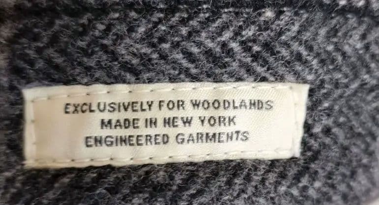 【新品同様】希少 別注品 エンジニアドガーメンツ ウールシャツ