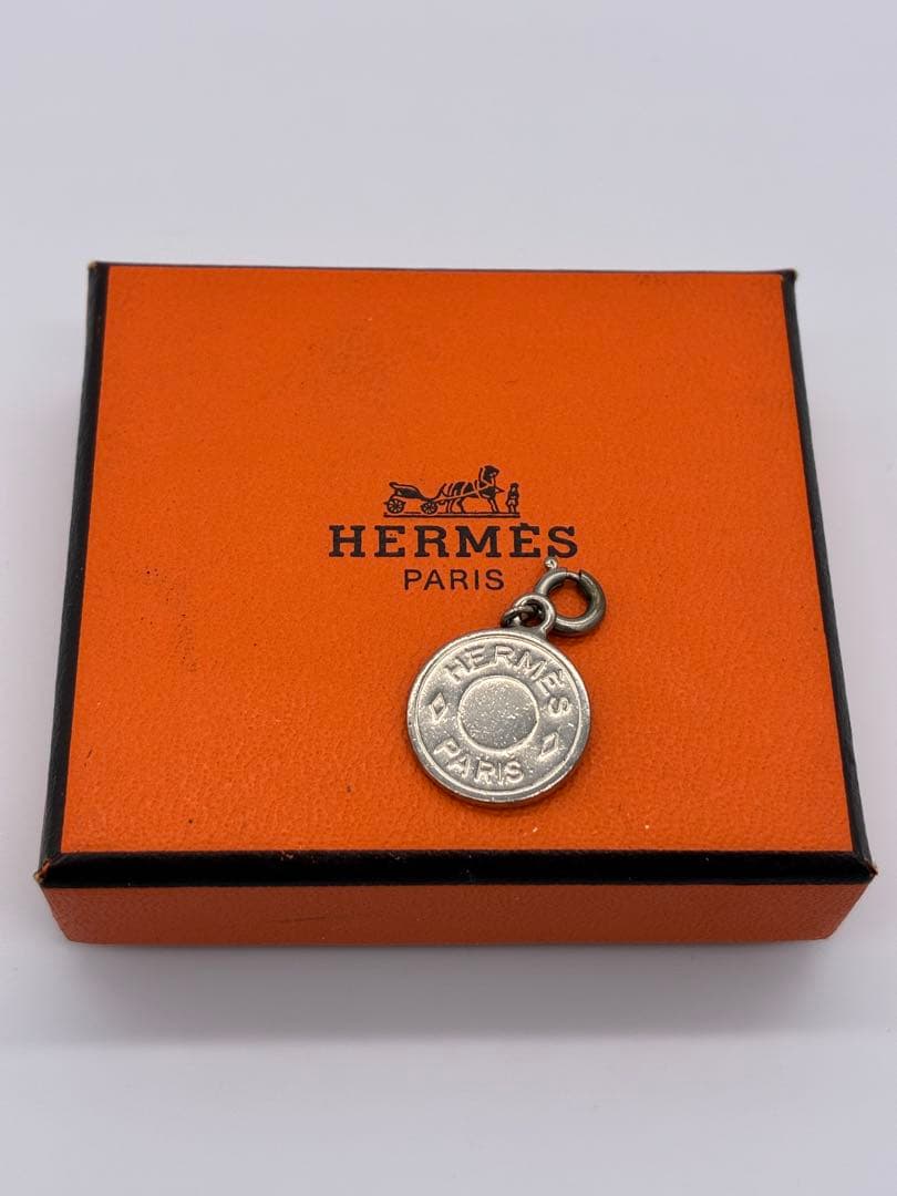エルメス　セリエ　チャーム　ペンダントトップ　シルバー　HERMES