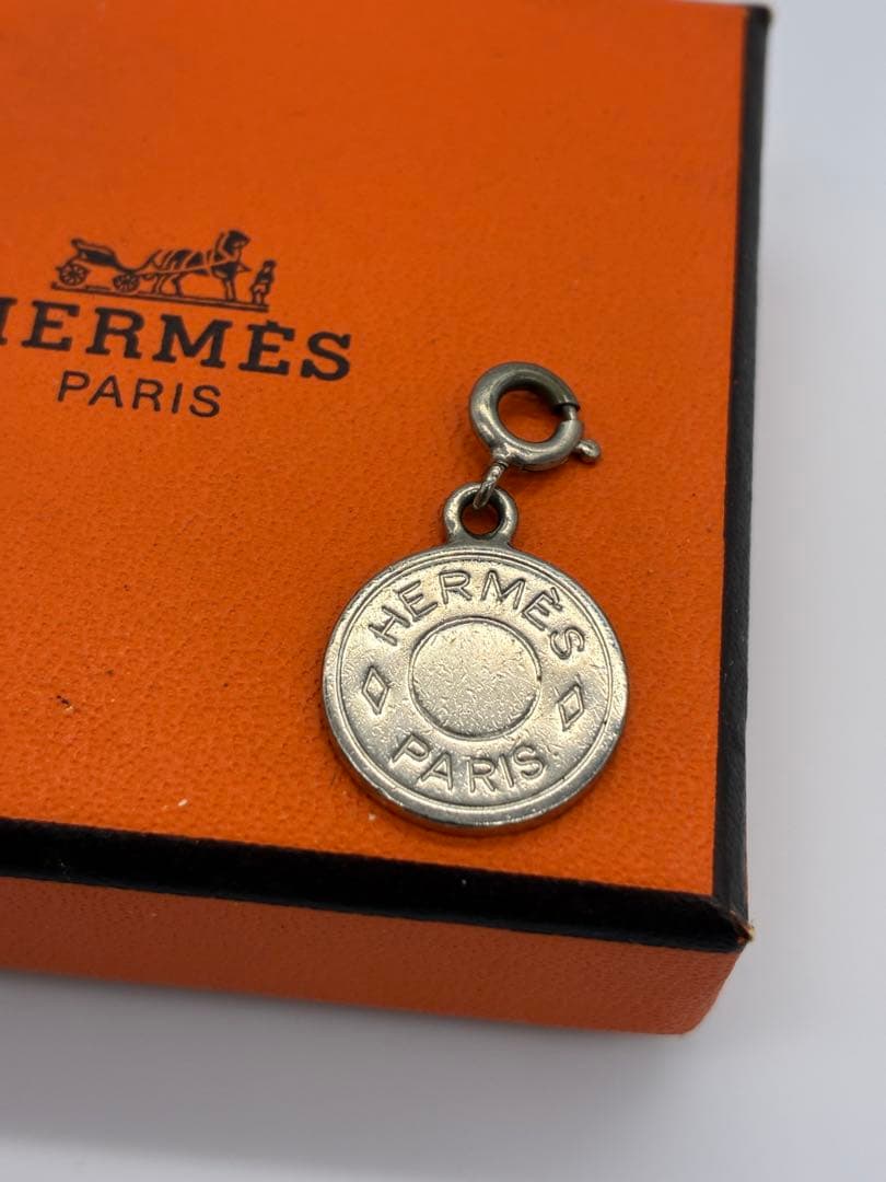 エルメス　セリエ　チャーム　ペンダントトップ　シルバー　HERMES