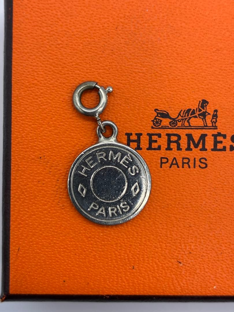 エルメス　セリエ　チャーム　ペンダントトップ　シルバー　HERMES