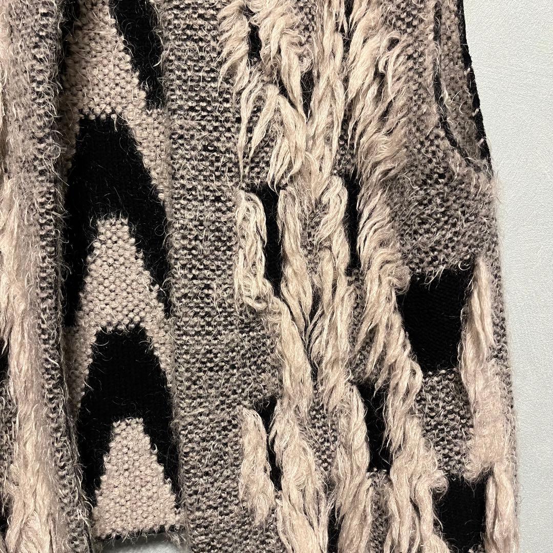 【完売商品】　6(roku) フリンジジャガードベスト