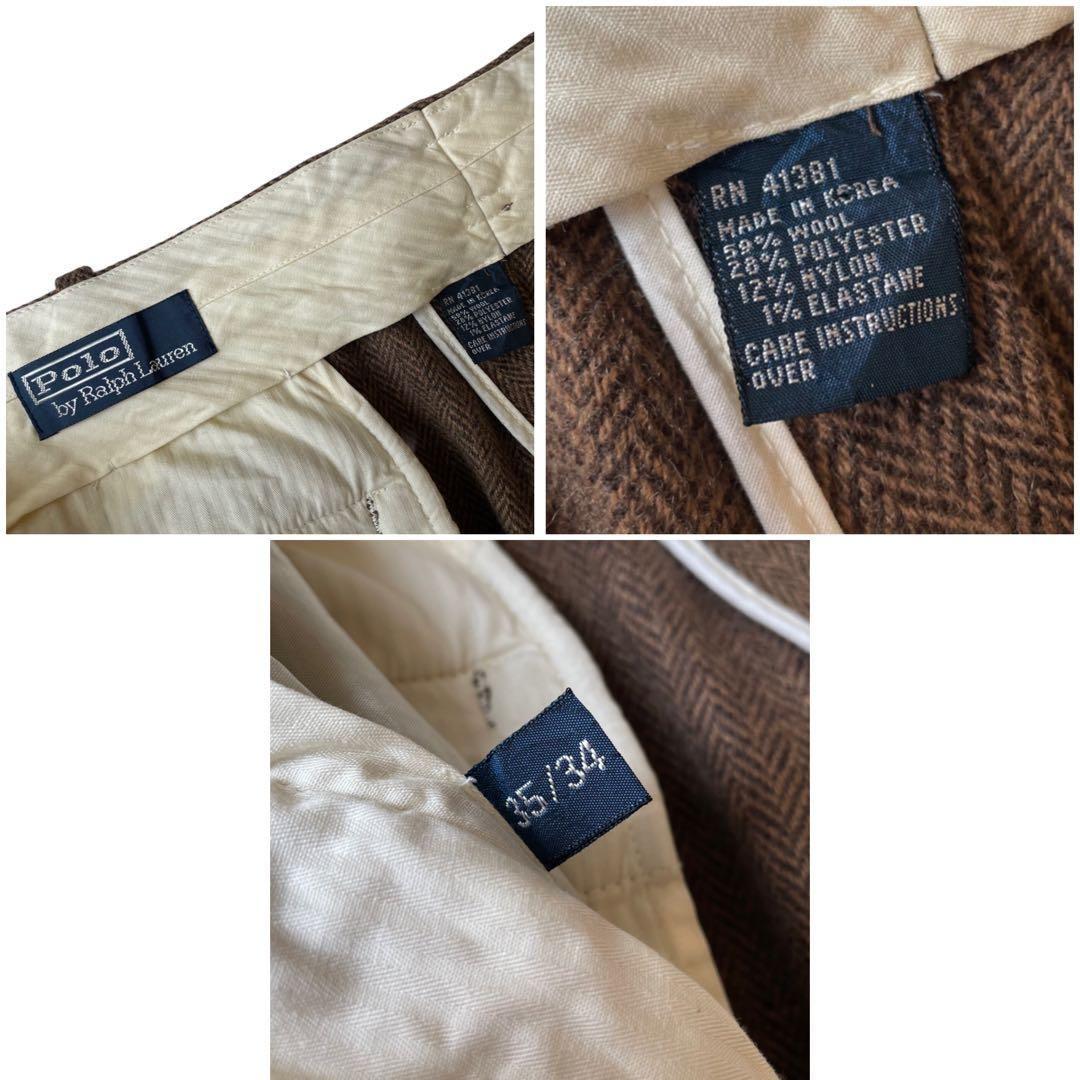パンツ 90s Polo Ralph Lauren wool pants