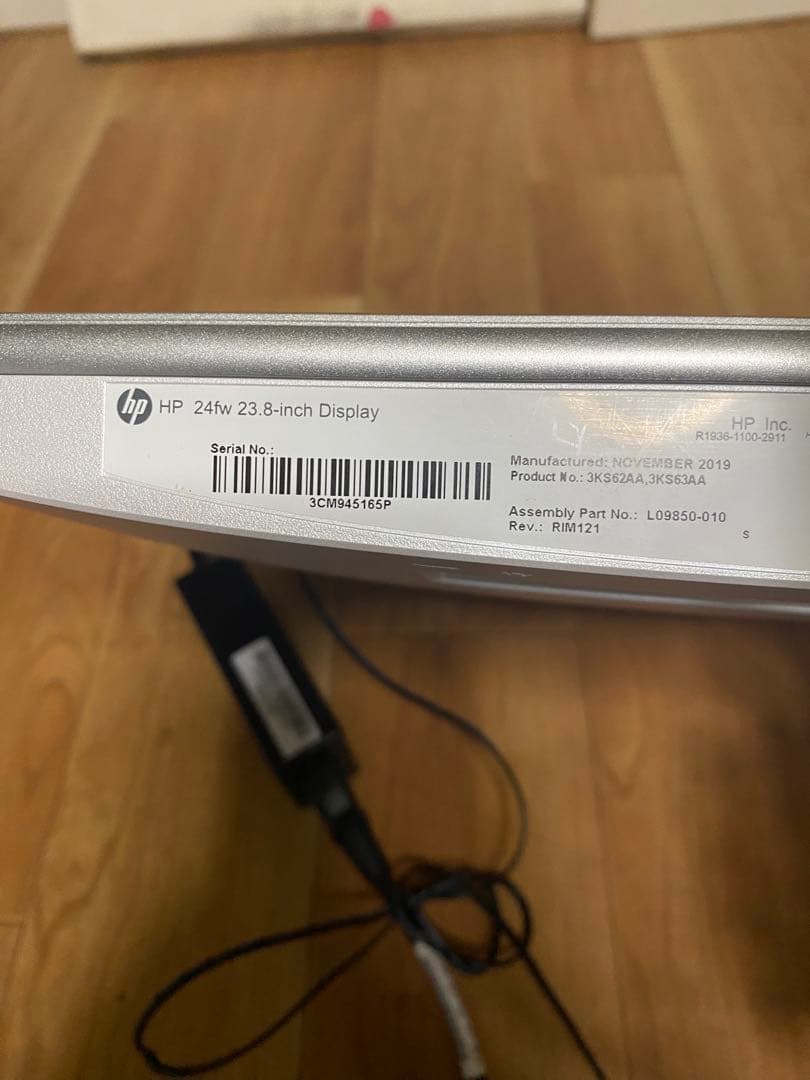 ヒューレット・パッカード　HPディスプレイモニター 24fw