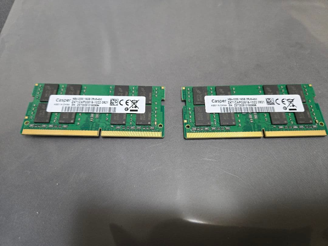 Casper N84-1200 16GB DDR4-3200 メモリ×2個セット