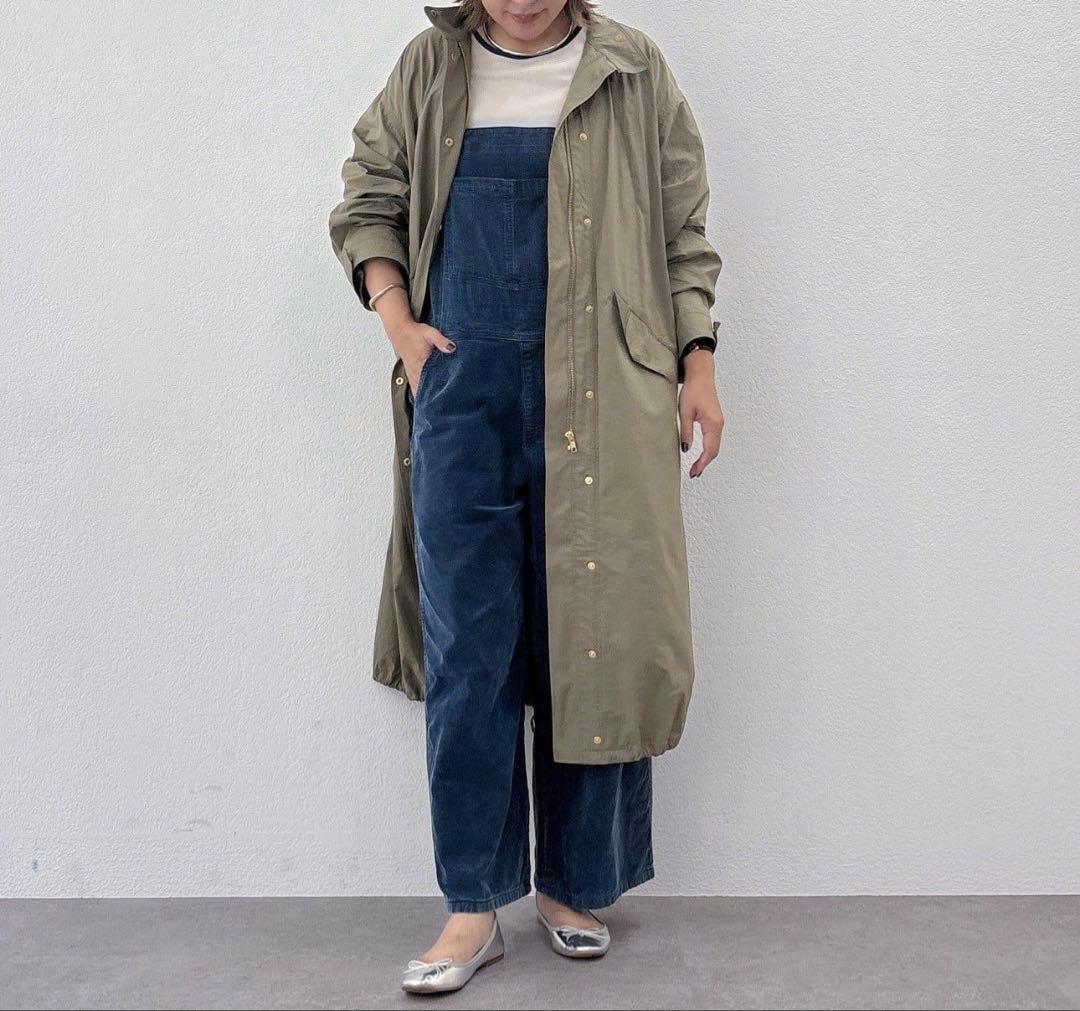 PUAL CE CIN マルチウェイモッズコート カーキ