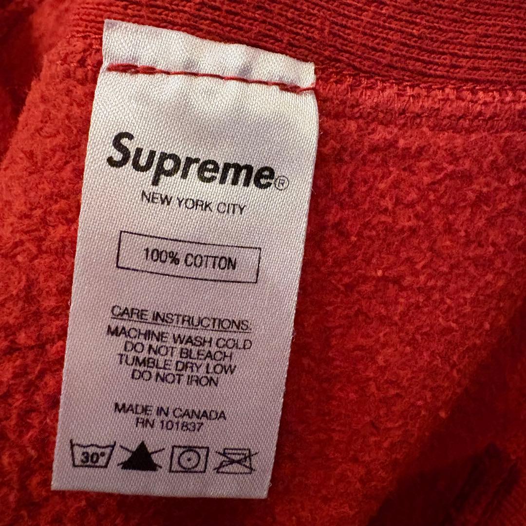 トップス Supreme box logo crewneck rust 18AW