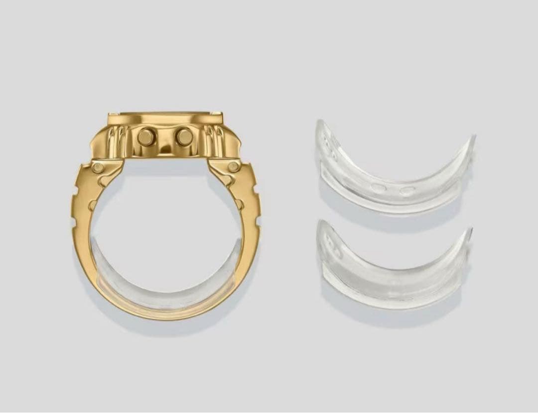 CASIO RING WATCH CRW-001G-9JR カシオゴールド 新品