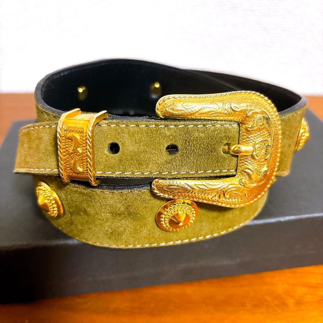 小物 00s y2k archive ESCADA GOLD buckle belt