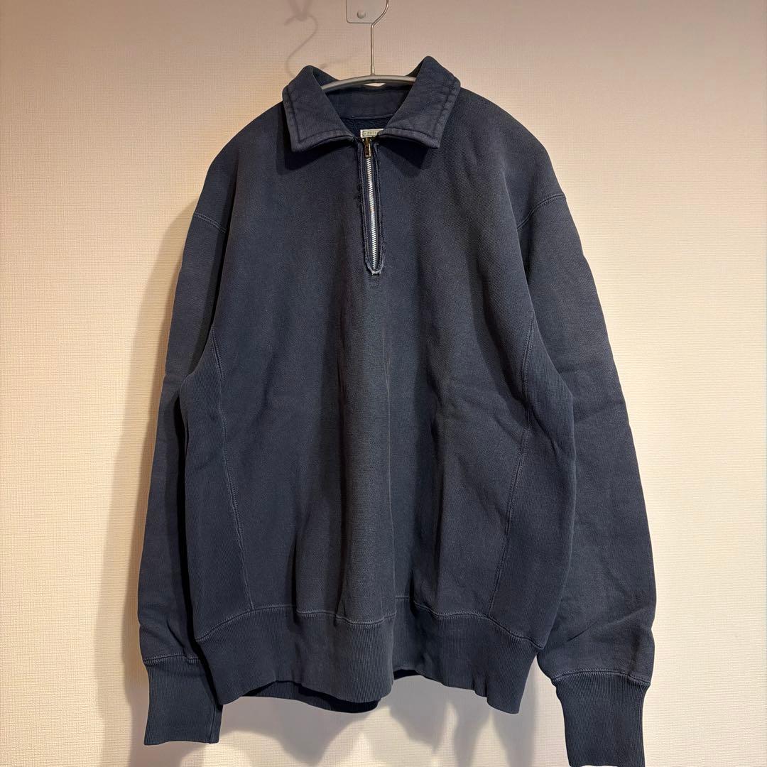 A.PRESSE Vintage Half Zip Sweat サイズ3