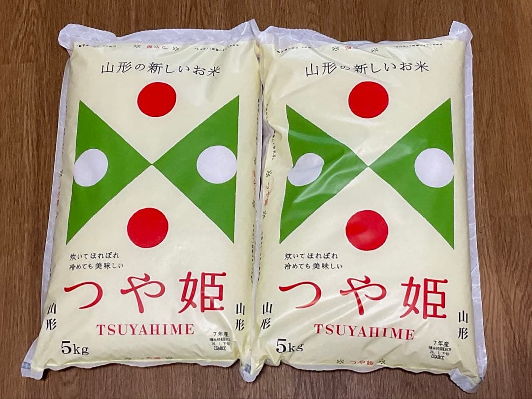 【令和7年産】　山形県産つや姫5kg×2袋 26.1月下旬精米