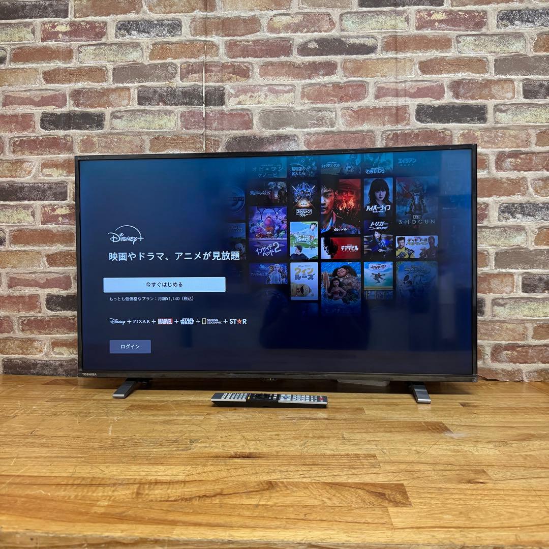 東芝 40V型 液晶テレビ 40V34 REGZA スマートテレビ 動画アプリ○