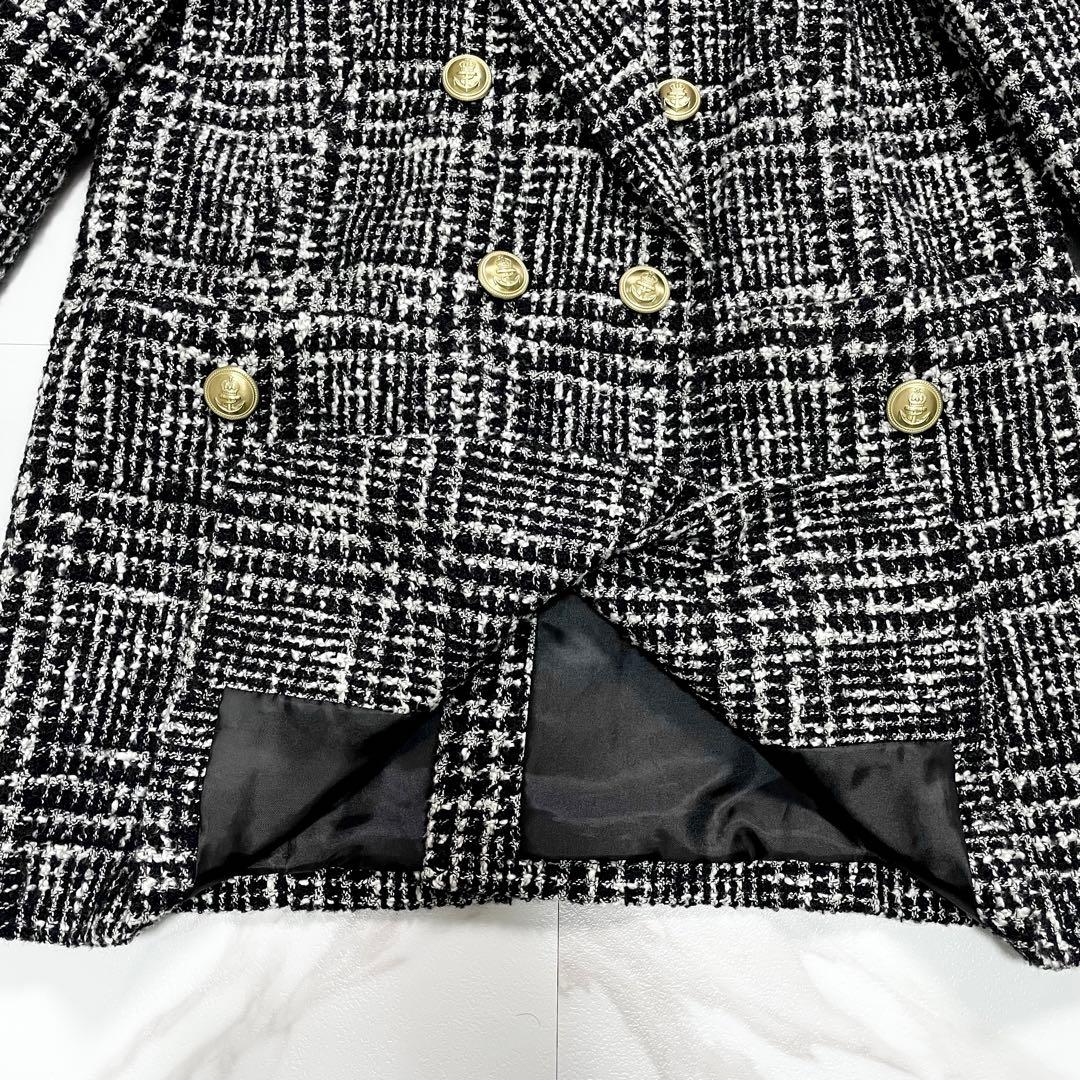 大人気✨完売品 グレースコンチネンタル ツイードテーラードジャケット 金ボタン