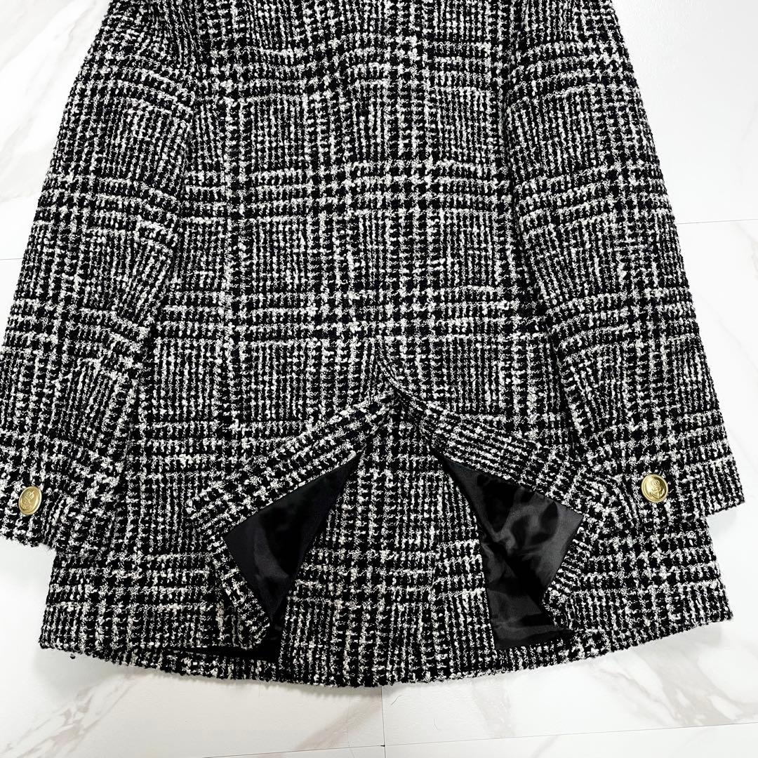 大人気✨完売品 グレースコンチネンタル ツイードテーラードジャケット 金ボタン