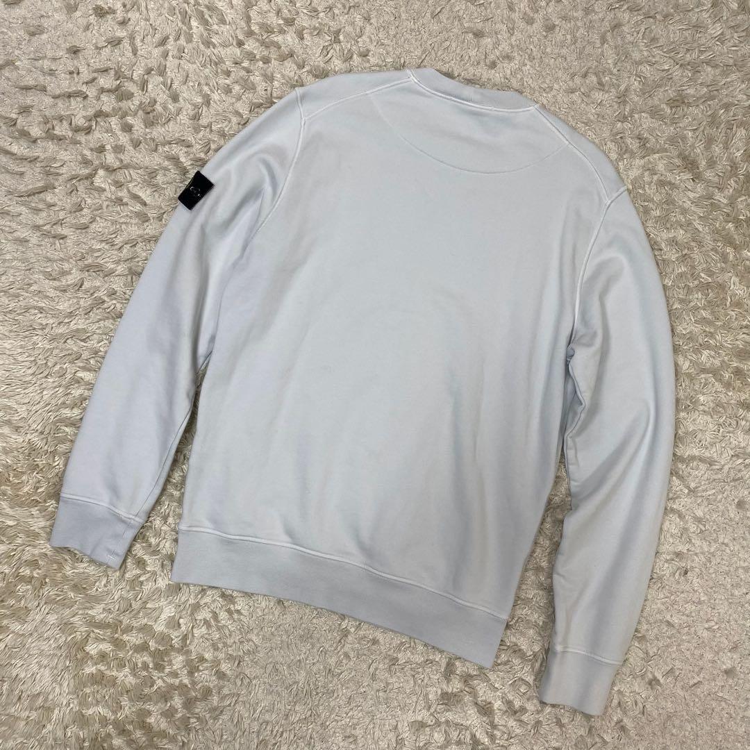 ストーンアイランド 25SS 長袖スウェットトレーナー スカイブルー L