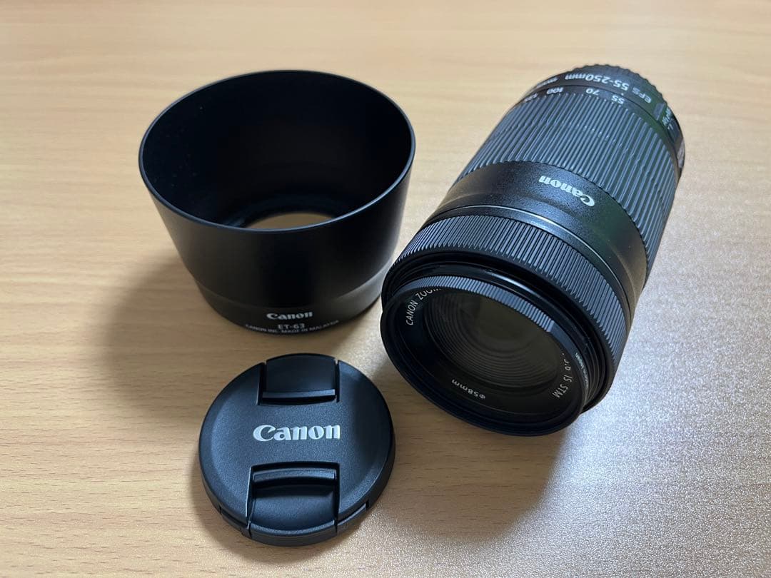 レンズ(ズーム) canon efs55-250mm F4-5.6 IS STM