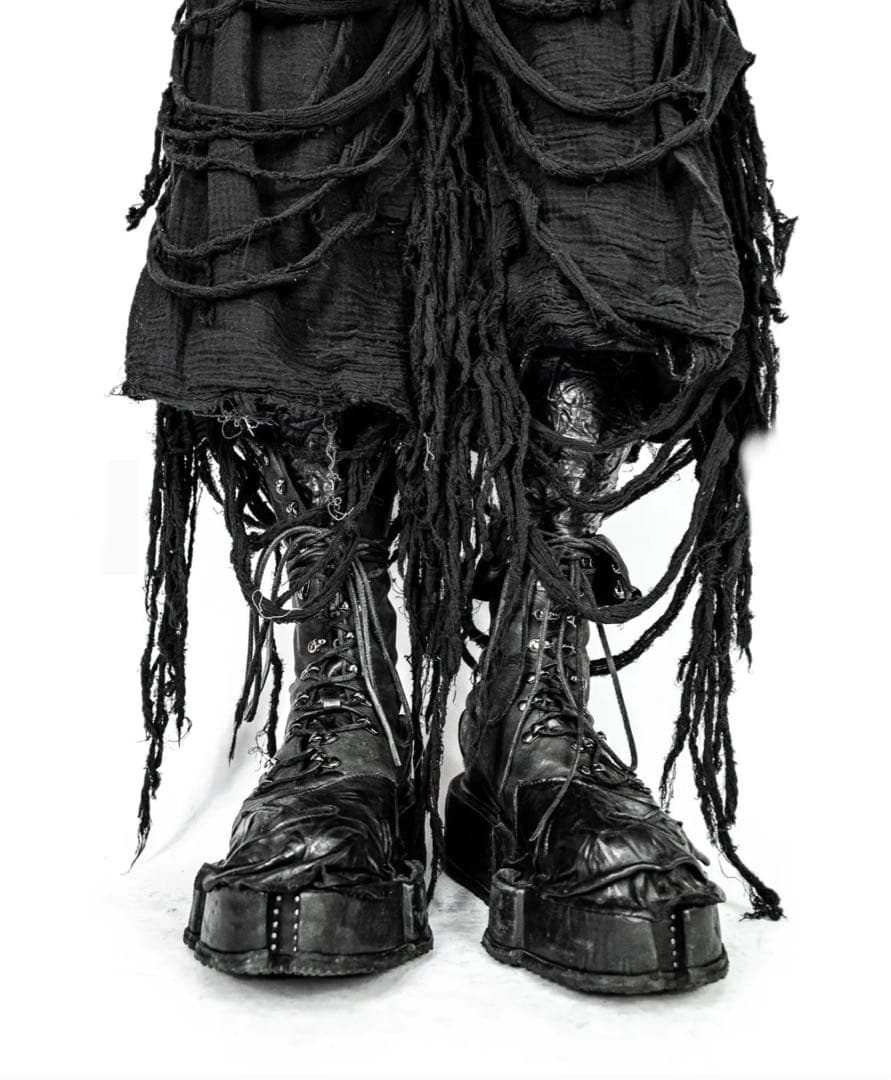 パンツ paradox BIG BAGGY REAPER SHORTS BLACK