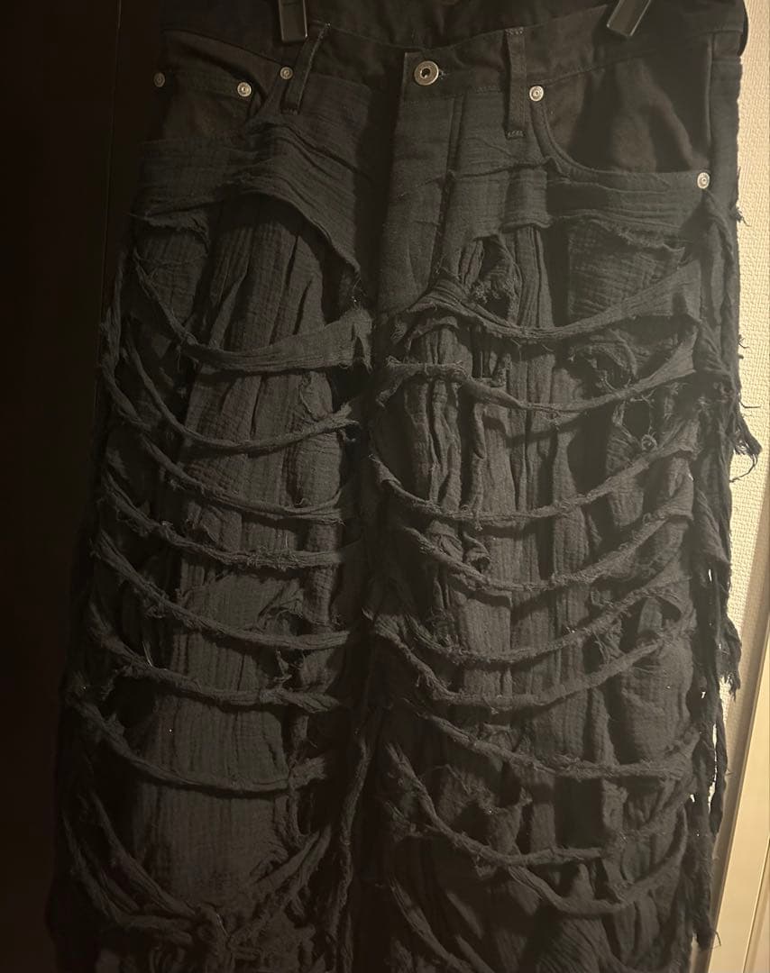 パンツ paradox BIG BAGGY REAPER SHORTS BLACK