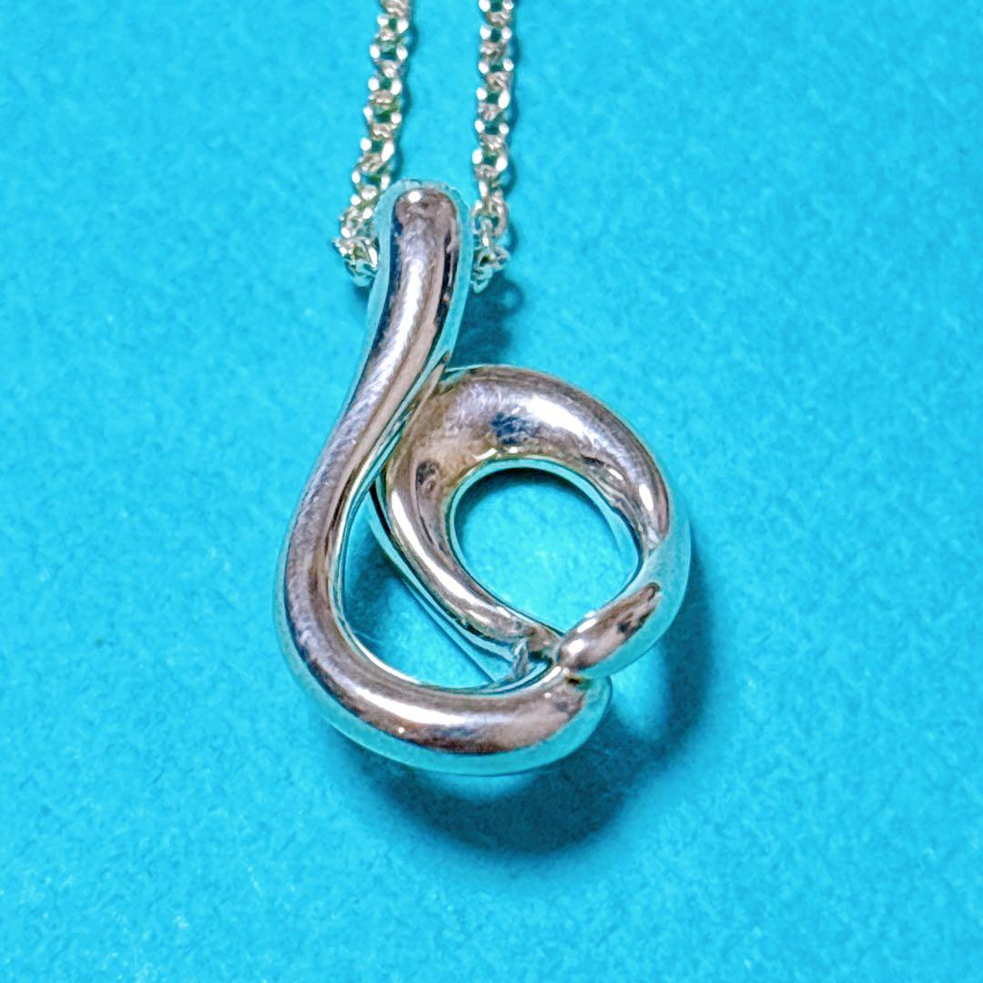 【美品】Tiffany ティファニー ウェーブ ネックレス シルバー925