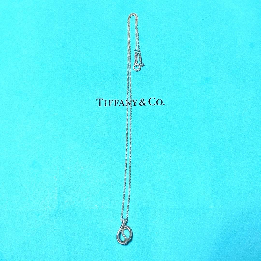 【美品】Tiffany ティファニー ウェーブ ネックレス シルバー925