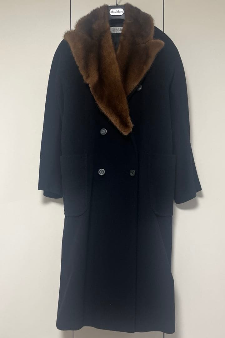 せ*ん様 SALE マックスマーラ 白タグ ミンクファー ブラック