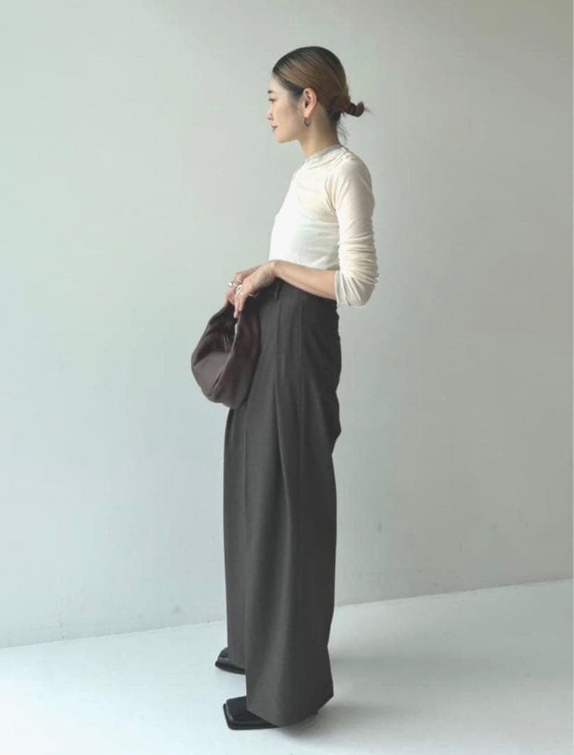 Doubletuck Smooth Trousers トゥデイフル