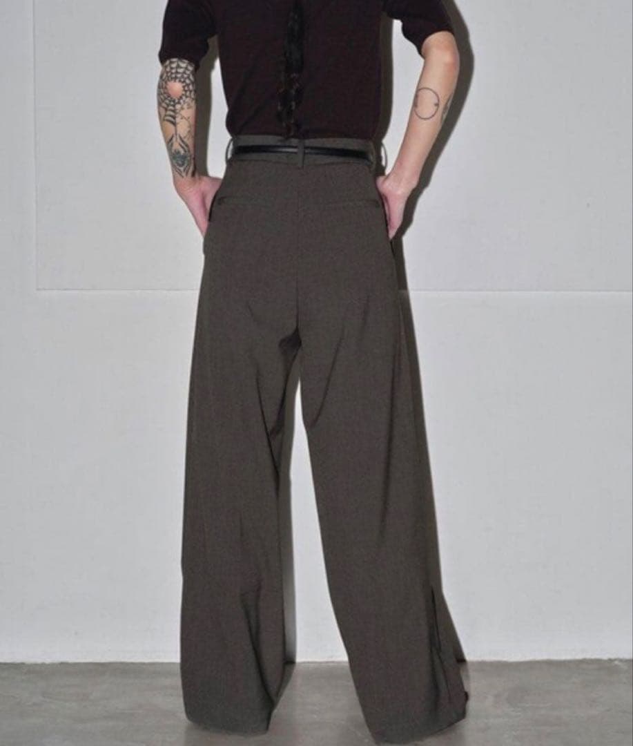 Doubletuck Smooth Trousers トゥデイフル