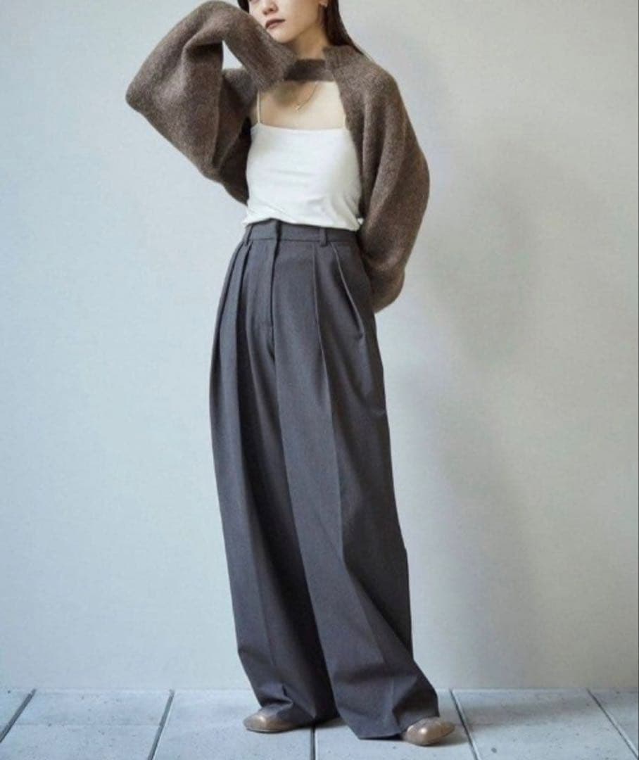 Doubletuck Smooth Trousers トゥデイフル