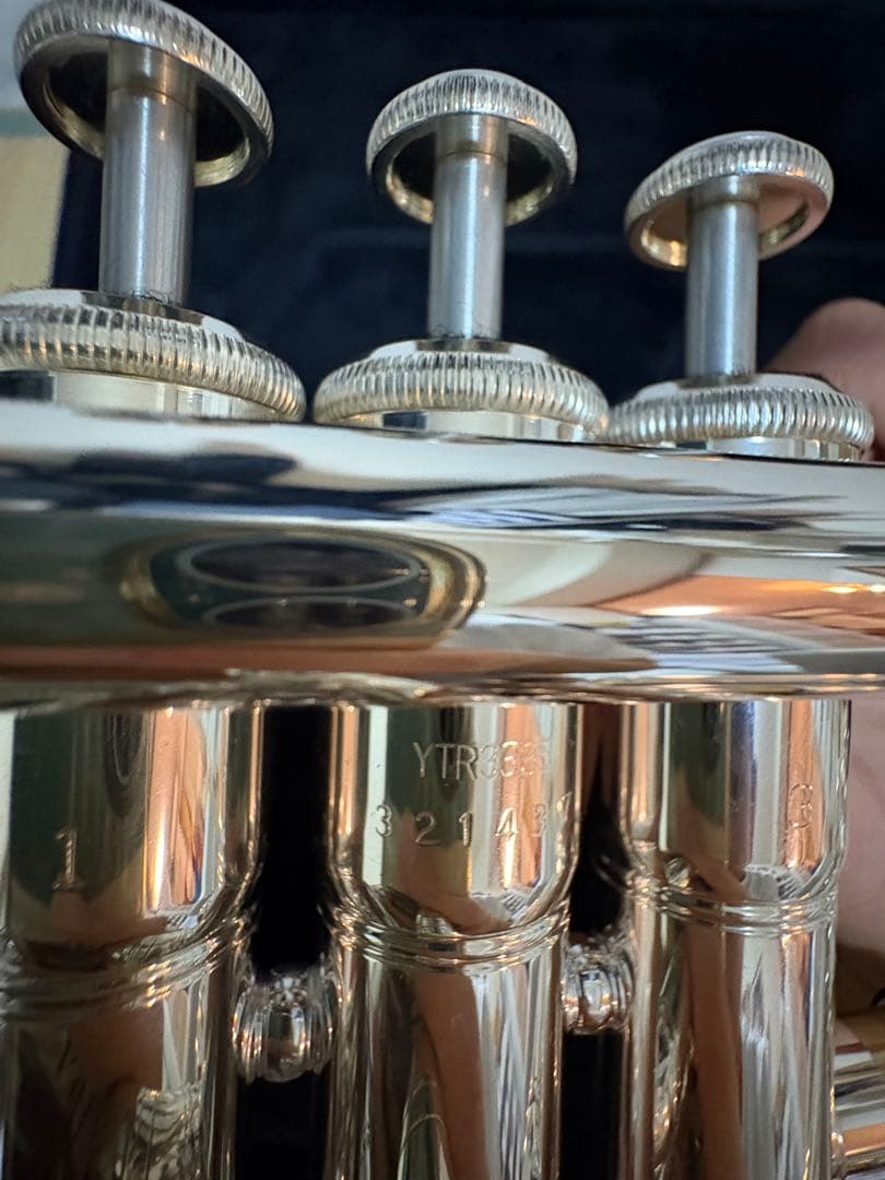 【最終値下げ】【美品】ヤマハ　トランペット　YTR-3335 シルバー