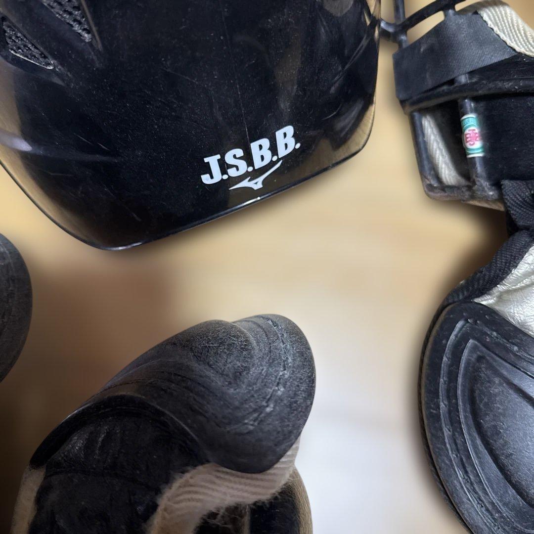 J.S.B.B. キャッチャー防具セット 黒　軟式用SSK 小学生用