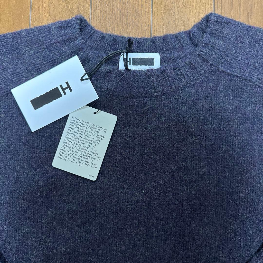 【新品】 H BEAUTY&YOUTH 24AW ウールニットセーター M