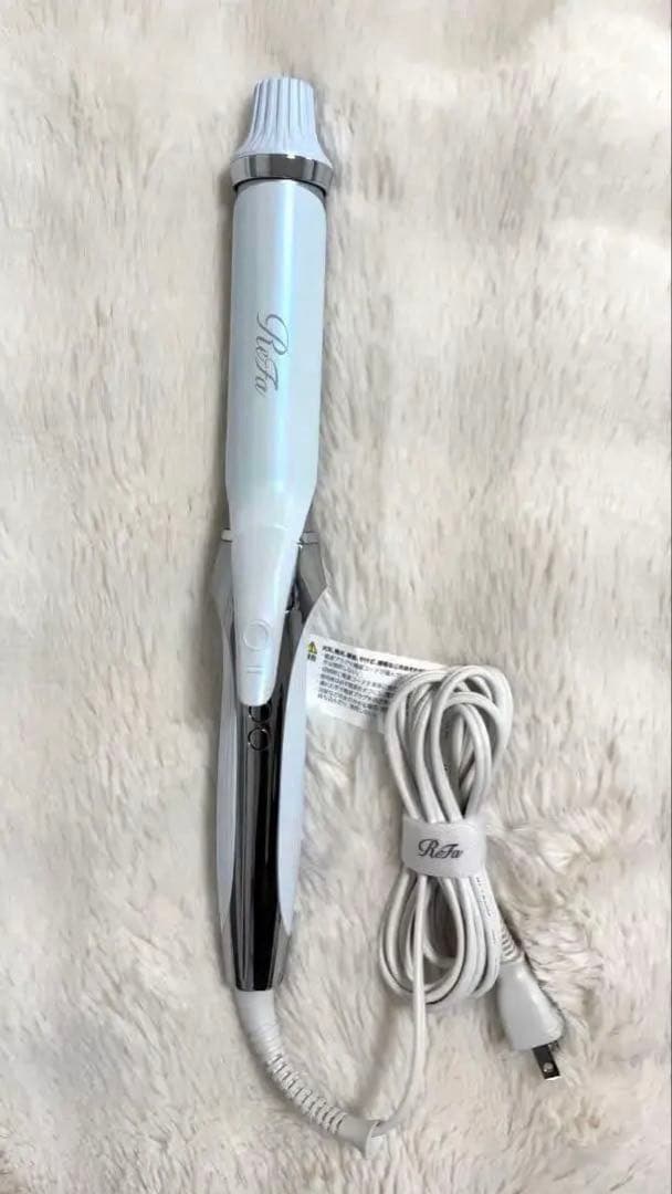 【美品】ReFa 32mmカールヘアアイロン ホワイト　2024年製　海外対応