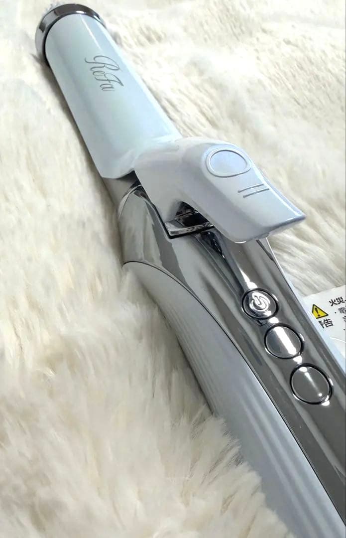 【美品】ReFa 32mmカールヘアアイロン ホワイト　2024年製　海外対応