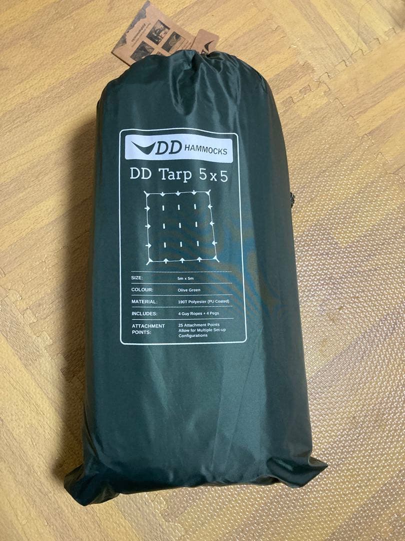 DD Hammocks DD Tarp 5x5 (オリーブグリーン)