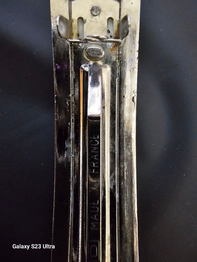 ☆CHANEL☆バレッタ☆シルバーロゴ☆中古品☆