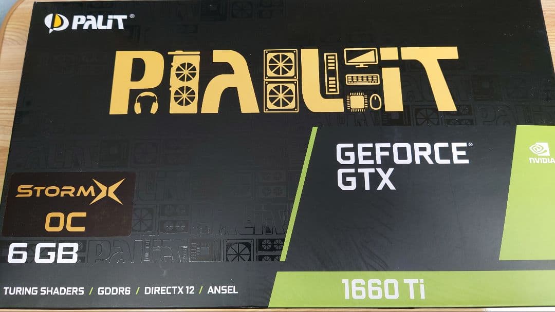 【中古】PALIT GEFORCE GTX1660Ti STORM X OC