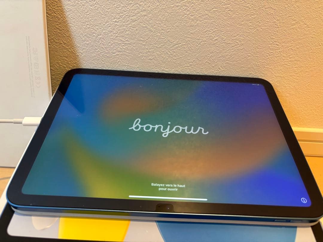 Apple iPad 第10世代 本体 ブルー (アップル純正キーボード付き⭐️)