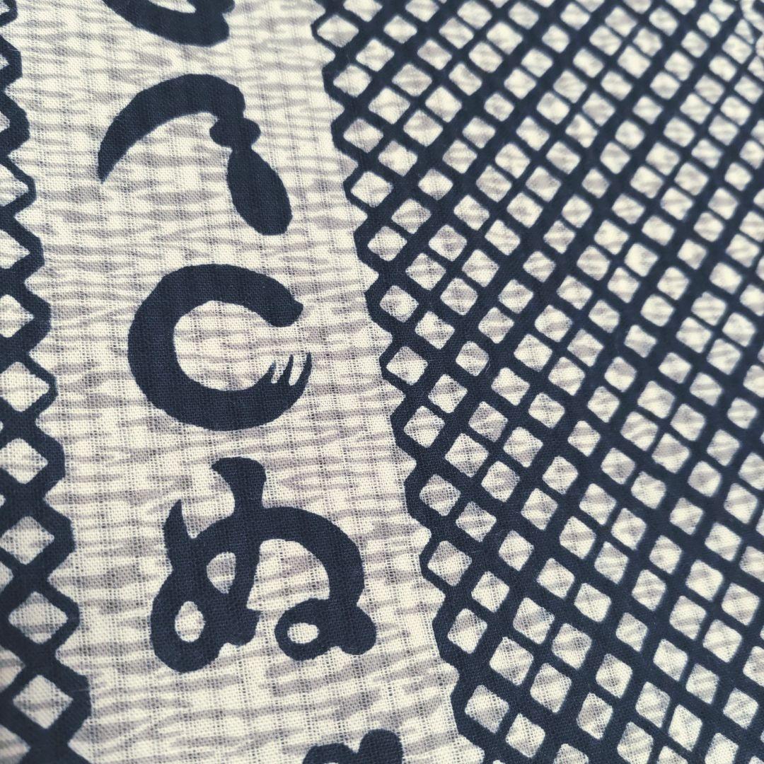 浴衣　かまわぬ　綿絽　ゆかた