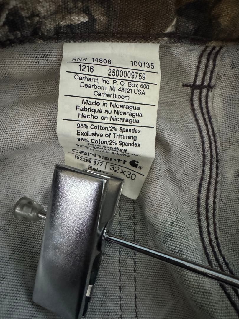 パンツ Carhartt real tree painter pants W32L30