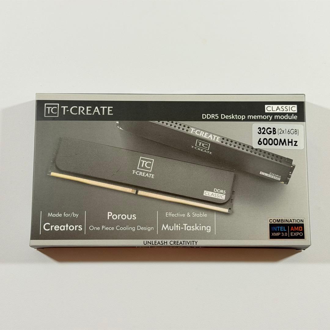 【新品未開封】T-CREATE DDR5-6000 32GBメモリ（16GBx2