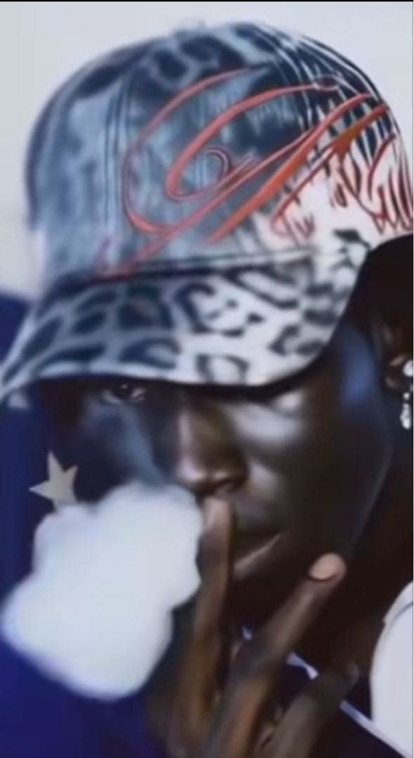 mowalola cap レオパード