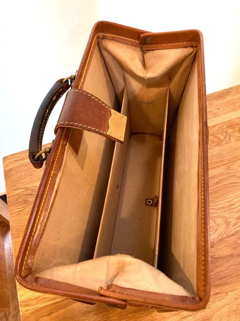 【希少】 鍵付きPAPWORTH パップワース 本革 ダレスバッグ