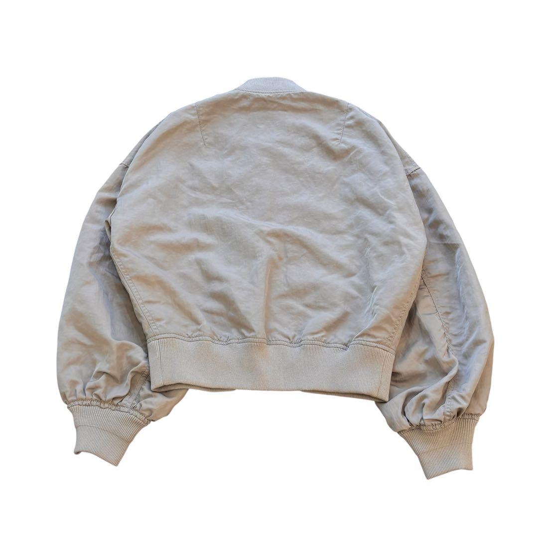 極美品　NOBLE 完売品 ヴィンテージナイロン MA-1 グレー