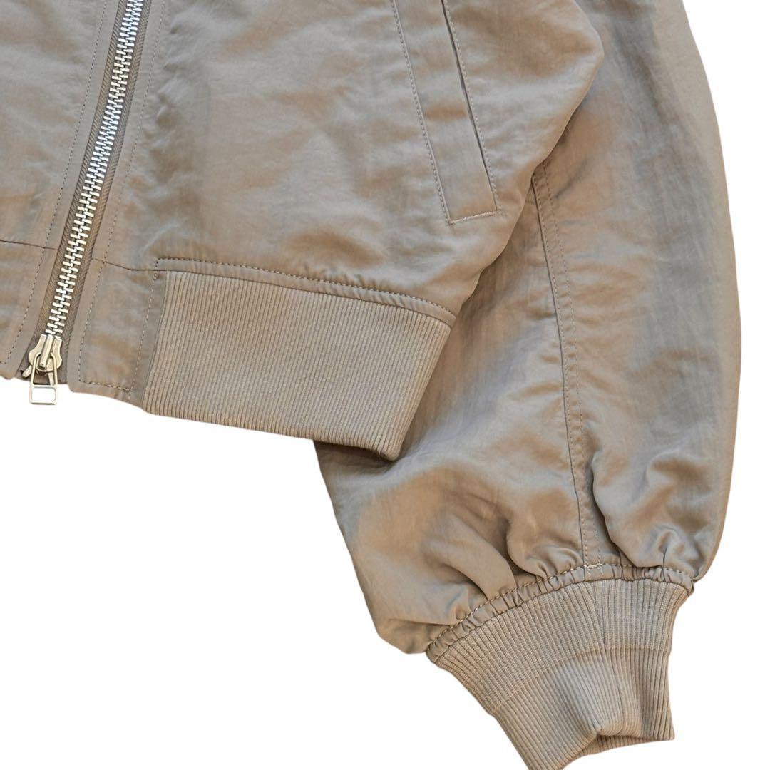 極美品　NOBLE 完売品 ヴィンテージナイロン MA-1 グレー